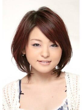 美容室 モンクール 亀戸店(Mon Coeur) 短すぎず女性らしいふんわりミディボブ
