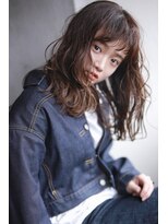 ソイ 下北沢(soi)&nbsp;ショートバングと立体感のある無造作ウェーブ【soi下北沢】