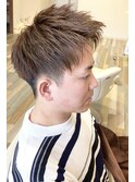 ツンツンアップバングショート