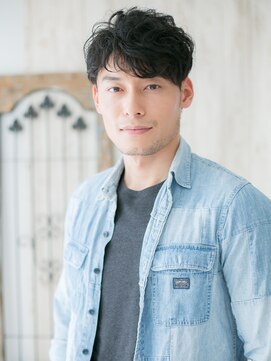 モッズヘア メン 南越谷南口店(mod's hair men) ニュアンスパーマのモテ髪ツーブロックB