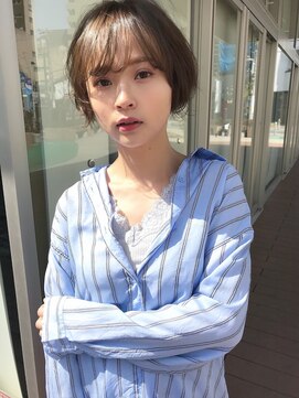 リタ(Lita) スリークショート×ショコラベージュ