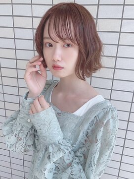 アンブル リュクス 池袋(amble luxe) 前髪/くびれ/イヤリングカラー/イメチェン/ラベンダーカラー