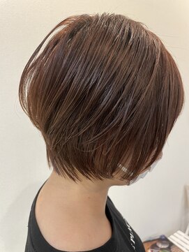 ウル(uLu.) 【骨格補正】ピンクブラウン×ショート☆