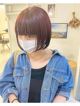 ベニス(VENICE) ボブ×アンブレラカラー