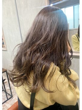 ボタン(botan) 【botan】ブリーチなしの緑すぎないオリーブベージュ