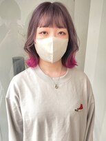 ツイギー 歩行町店(TWiGGY)&nbsp;【くびれボブ×ピンクグラデ】