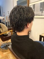 アイリーヘアデザイン(IRIE HAIR DESIGN) 【IRIE HAIR赤坂】ニュアンスパーマ×センターパート×ツーブロ