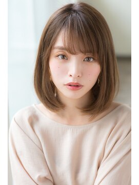 ジョエミバイアンアミ(joemi by Un ami) 【joemi】大人ガーリーチョコレートナチュラルショート(小倉太郎