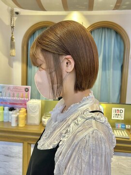 ロンドアベニール 北千住(Lond avenir) インナーミルクティーボブ☆ボブ/インナーカラー[北千住]