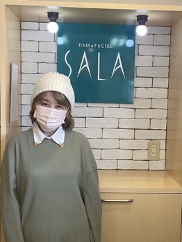 美容室サラ(SALA)の写真/アットホームな雰囲気で緊張せずにリラックス♪女性ならではの目線で丁寧にカウンセリング！