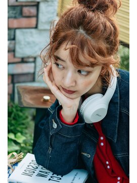 マイ ヘア デザイン 岡崎(MY hair design) 前髪/マチルダボブ/ピンクベージュ/インナーグレージュ/岡崎