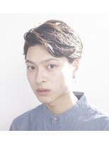 ハイライト/マッシュパーマ/ウルフ/アッシュブラック/銀座