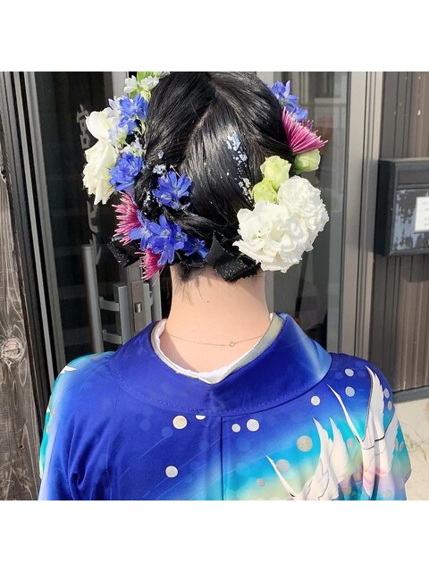 生花　hair set