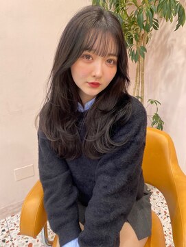 ボタン シブヤ(VOTAN SHIBUYA) アッシュ/グレージュ/韓国ヘア/渋谷/レイヤー/顔まわり