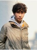 海外風シャドウパーマ