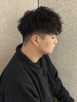 ニアウ 太田店(Niau)&nbsp;メンズ刈り上げマッシュ波巻きスパイラルパーマ質感重視パーマ