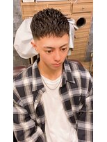 銀座マツナガ 神田店&nbsp;スキンフェードパンチ濡れパン短髪ベリーショートワイルドメンズ