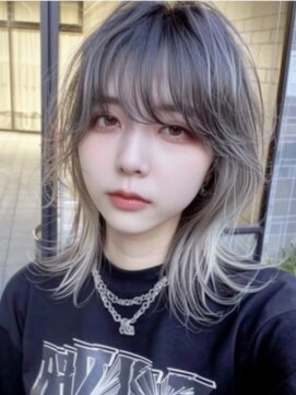 レヴ 草加店(LEV.) アンブレラカラー美髪ワイドバング