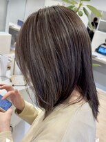 コノアラボ 守谷店(Conoah labo) くびれヘア/アプリコットオレンジ/ハイライトカラー/守谷/白髪