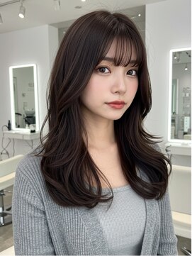 エル 新小岩(elu) 美髪/ワイドバング/レイヤーカット/くすみベージュ/新小岩駅