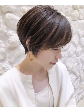 モアナ バイ ヘッドライト うるま店(Moana by HEADLIGHT) Moana【うるま】#ハンサムショート#ハイライト#20代30代40代