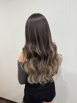 フロレゾンヘアデザインエクステ(floraison hair design exte) プルエクステグラデーション
