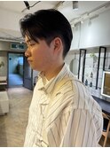 ベリーショート/ダークアッシュ/ニュアンスパーマ/韓国マッシュ