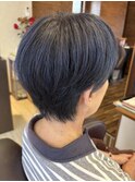ツーブロック・レディース・ショート・耳かけ