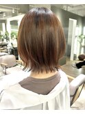レイヤーボブ　くびれボブ　レイヤーカット