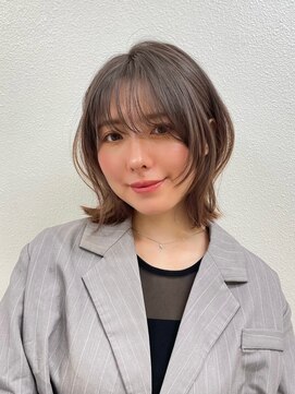 ディフィーノ 赤坂(DIFINO) 赤坂/レイヤーボブ/透明感カラー/ブラウンベージュ/髪質改善