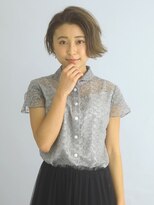 ヘアーサロンソシエ 鶴川店&nbsp;透明感ショートボブ/外ハネボブ[鶴川/鶴川駅]