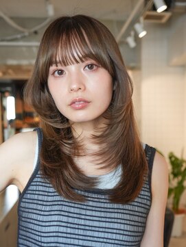 ラヴィズム(LUVISM) 顔周りレイヤー/ダブルカラー/髪質改善/ケアブリーチ万代新潟駅