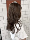 ブリーチなし　ベージュブラウン