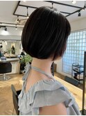 内巻きボブ外巻きボブ切りっぱなしボブぱっつんボブショートボブ