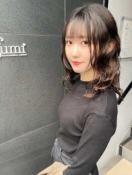 グミ(gumi)の写真/《熊本＊シャワー通り》髪質にも気遣いながら理想のパーマへ！乾かし方/セットの仕方も丁寧にレクチャー◎