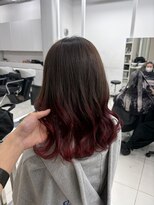 アライブ ハラジュク(ALIVE harajuku)&nbsp;ブリーチインナーバレイヤージュグラデーションカラー夕貴