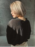くびレイヤーエモージュ前髪モテベージュレイヤーミディ/高円寺
