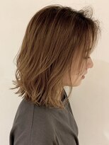 キリ 逗子(kiri)&nbsp;逗子葉山外ハネボブ切りっぱなしボブぱっつんボブハイトーンk8