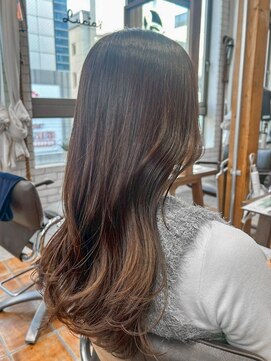 ルチア ヘア ステラ 京都店(Lucia hair stella) プラチナベージュ髪質改善/イルミナカラー/学割U24/京都/河原町