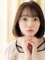 カバーヘア イヴ 戸頭店(COVER HAIR EVE)&nbsp;重めボブ/内巻きボブ/小顔カット/ダークブラウン/モカブラウンe