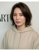 ハーツオオサカ(HE:ARTS OSAKA)&nbsp;大人女性のレイヤーボブ韓国レイヤーウルフ