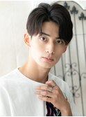 20代30代ビジカジ前髪パーマ社会人ツーブロックマッシュI草加