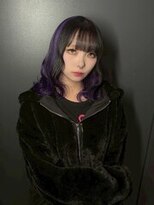 コエル(KOER)&nbsp;23. 卵型/ミディアム/インナーパープル/ダブルカラー