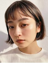 ロディーナコク 大口 新子安(rodina.coc) ダークパープル/ナチュラルショート/ミルクブラウン/夏/大口子安