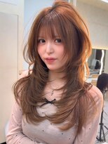 ハーツ 熊本(hearts.)&nbsp;大人上品/レイヤーカット/ハイトーン/くびれヘア