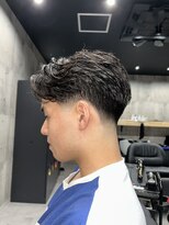 ザスーツブラザーズ 名古屋 金山店(THE SUITS BROTHERS) MEN'SHAIRウルフカルマパーマメンズショートイージーパーマ