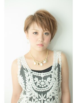 シャルール (Chaleur) 【Chaleur】刈り上げショート×スモーキアッシュ