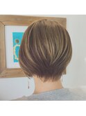 ハイライト×グラデーション×イルミナグレージュ　ショート