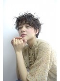 【IGGY表参道】透明感×カーリーショート＃エアリー＃グレージュ