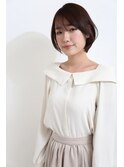 【リジェール黒川店】エアリーショートボブ×シースルーバング